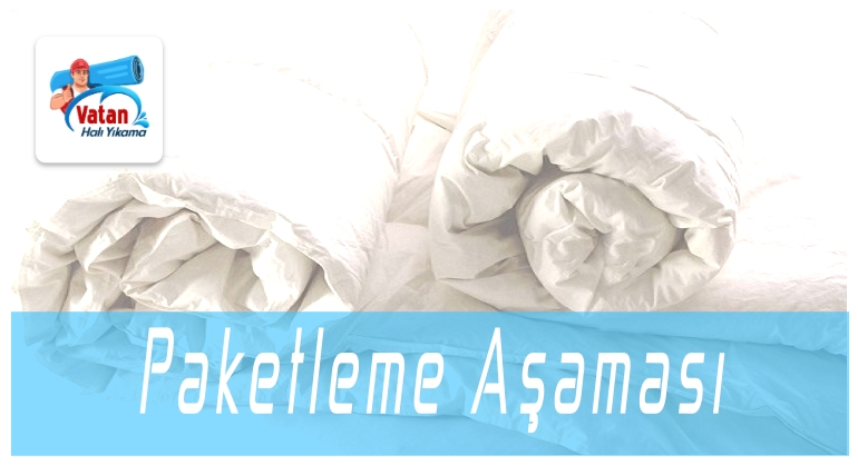 Battaniye Paketleme Aşaması